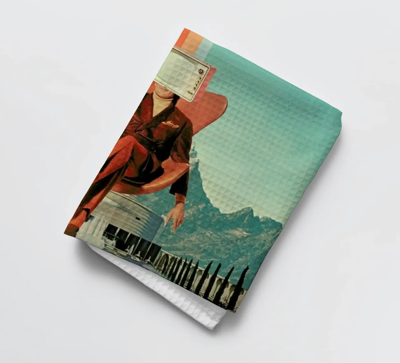 Enemy theedoek van Frank Moth