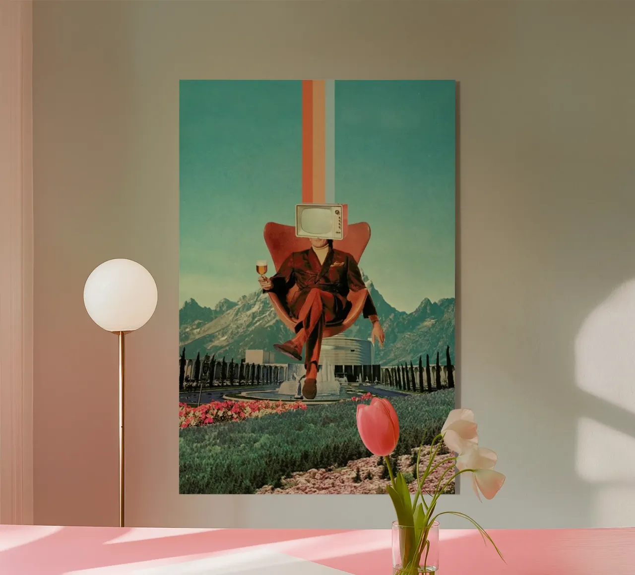 Enemy acryl van Frank Moth