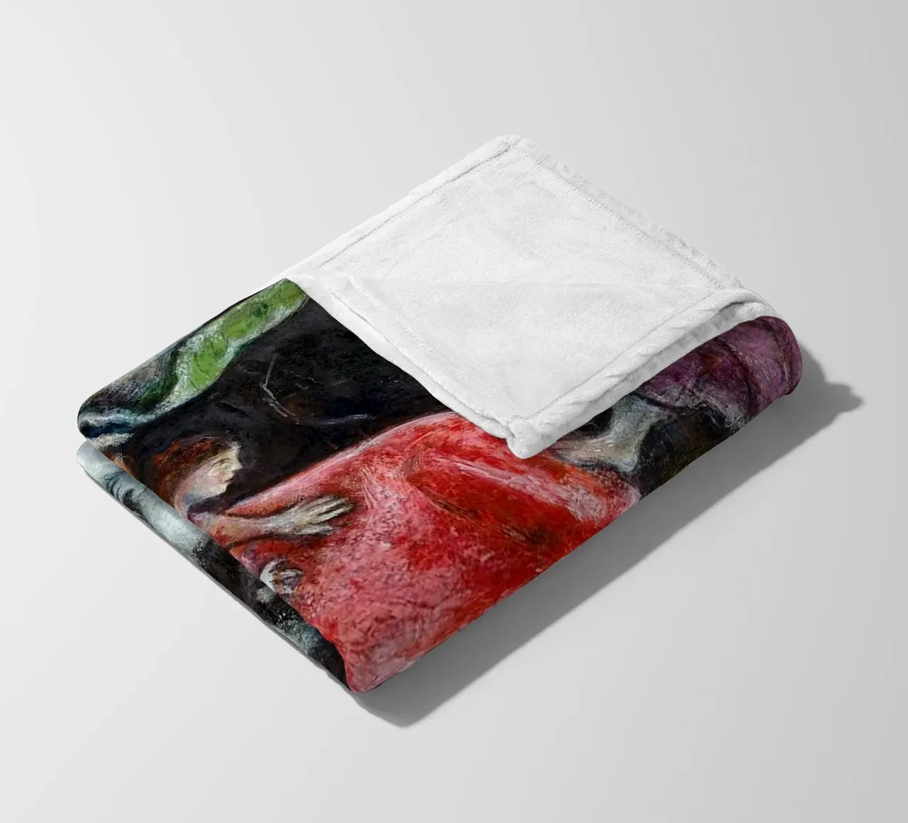 Marc Chagall Un cavallo rosso coperta in pile da Kunze Gallery