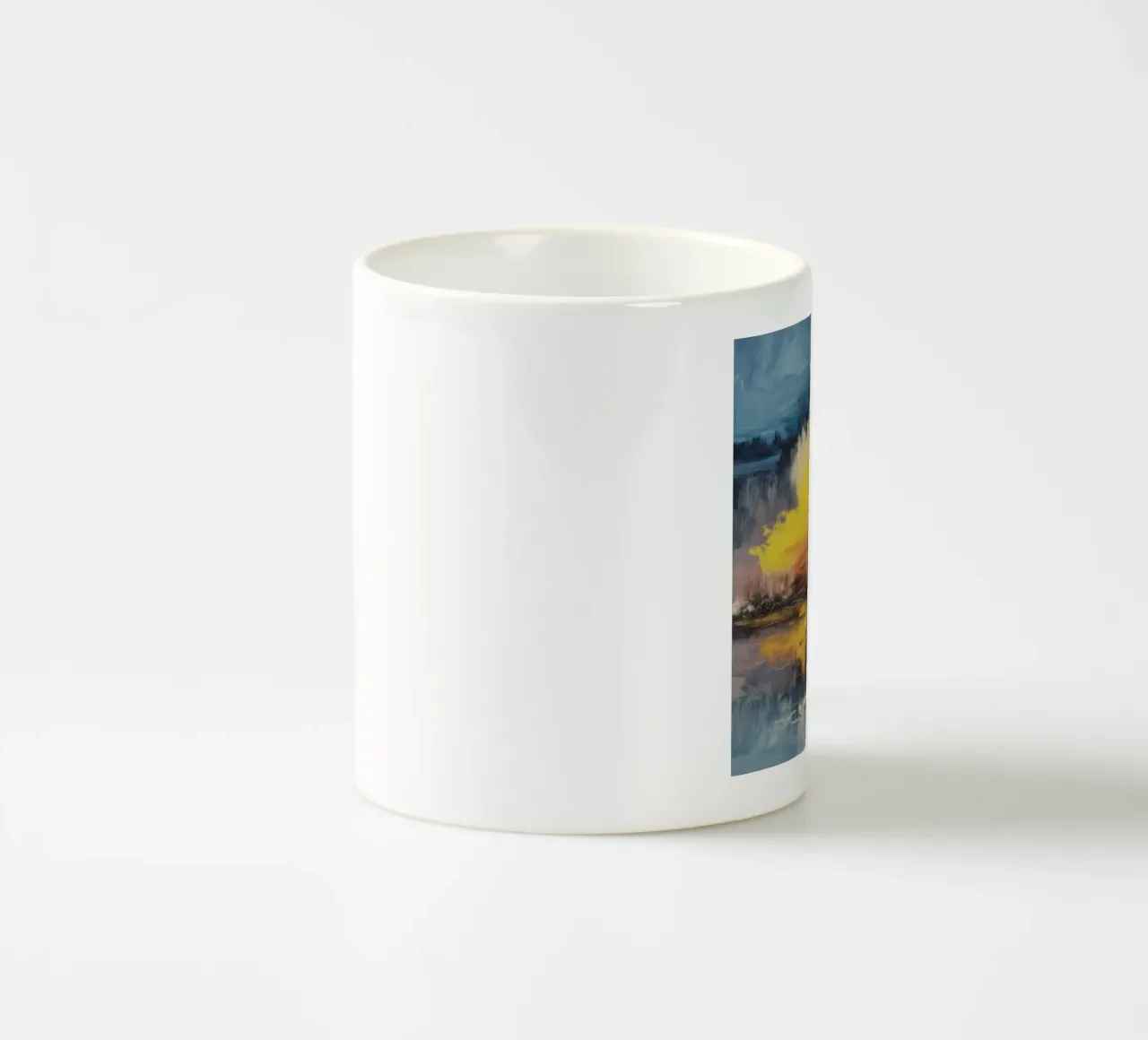 Esplosione di quiete tazza in ceramica da Solestice Strokes