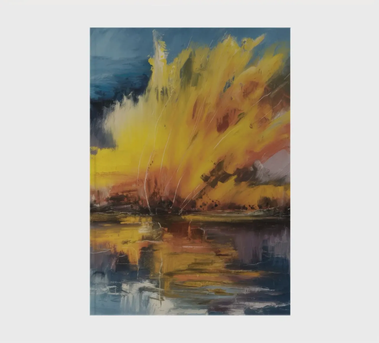 Explosion Of Stillness notebook by Solestice Strokes