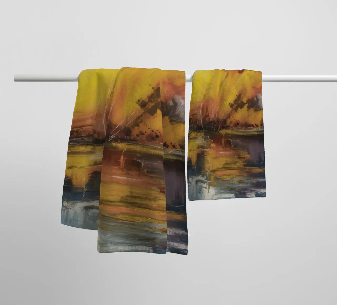 Esplosione di quiete asciugamano da bagno da Solestice Strokes