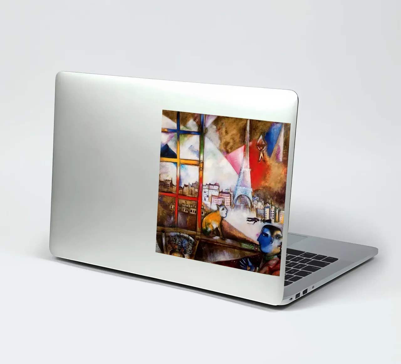 Marc Chagall Paris Through The Window sticker by Kunze Gallery