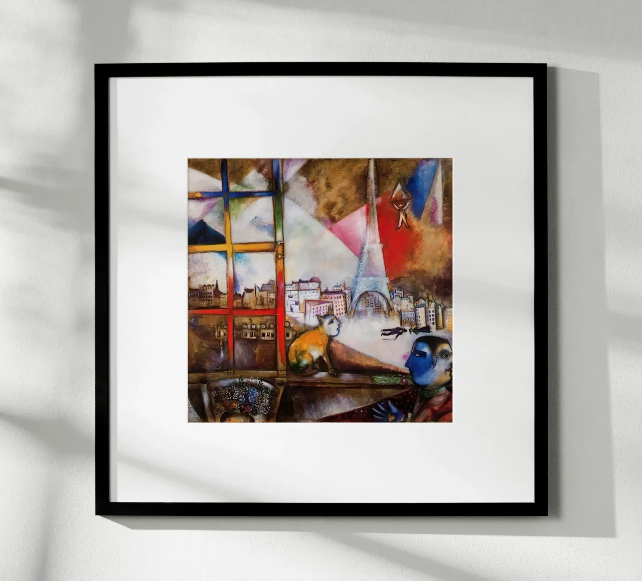 Marc Chagall Paris Through The Window hahnemühle by Kunze Gallery