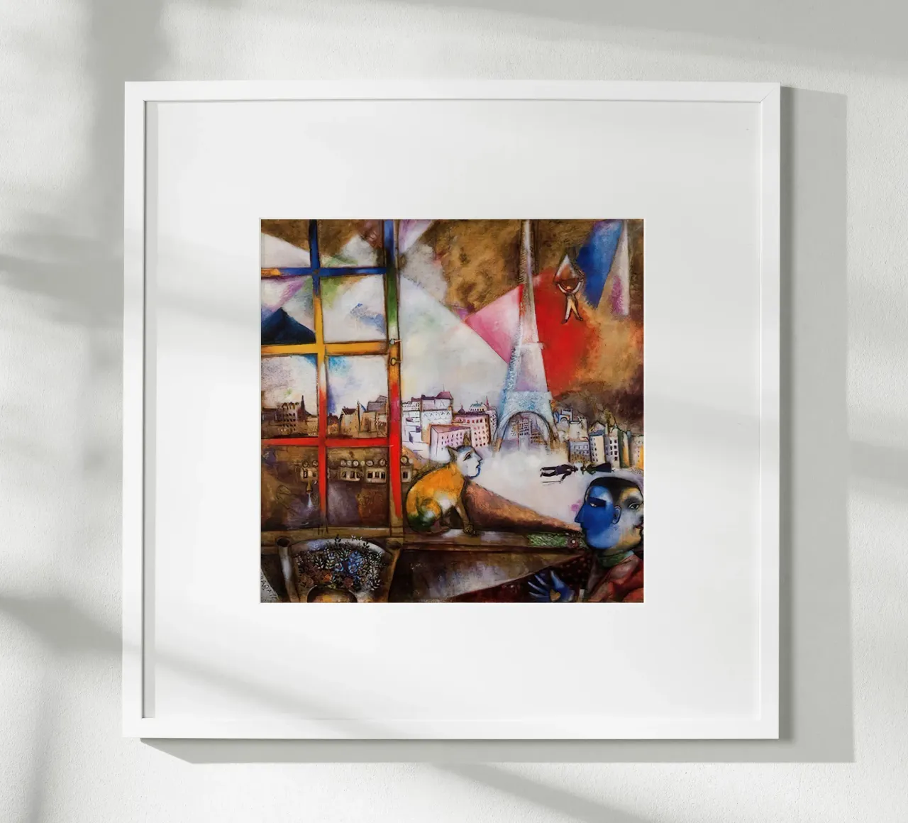 Marc Chagall Paris Through The Window hahnemühle by Kunze Gallery
