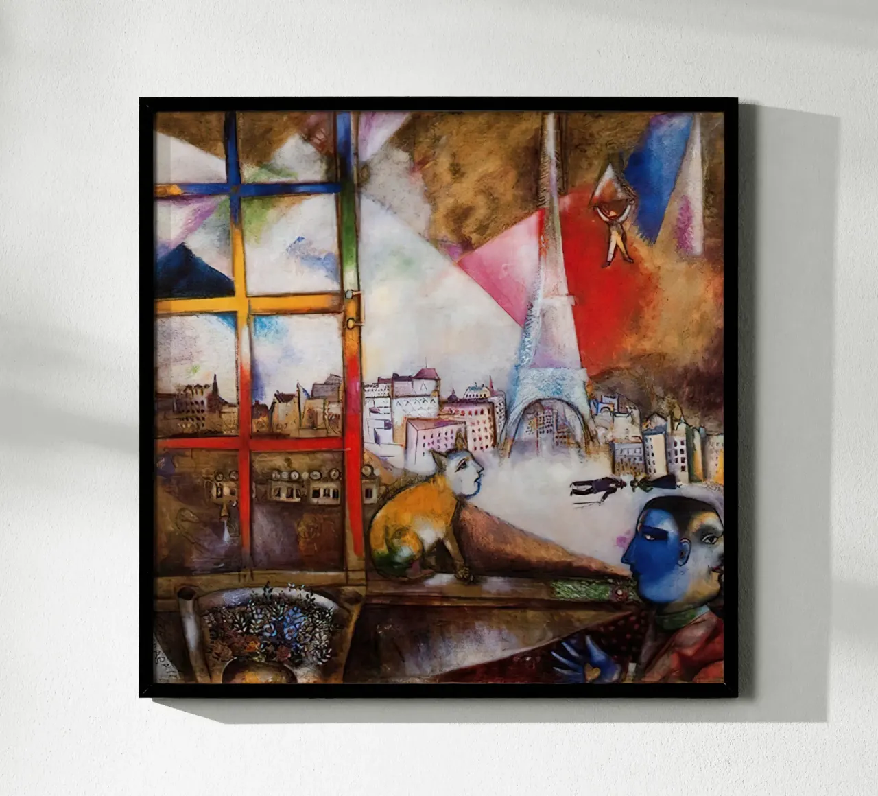 Marc Chagall Paris Through The Window hahnemühle by Kunze Gallery