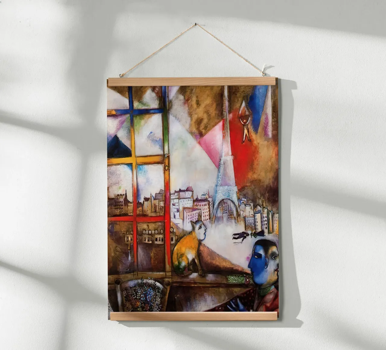 Marc Chagall Paris Through The Window hahnemühle by Kunze Gallery