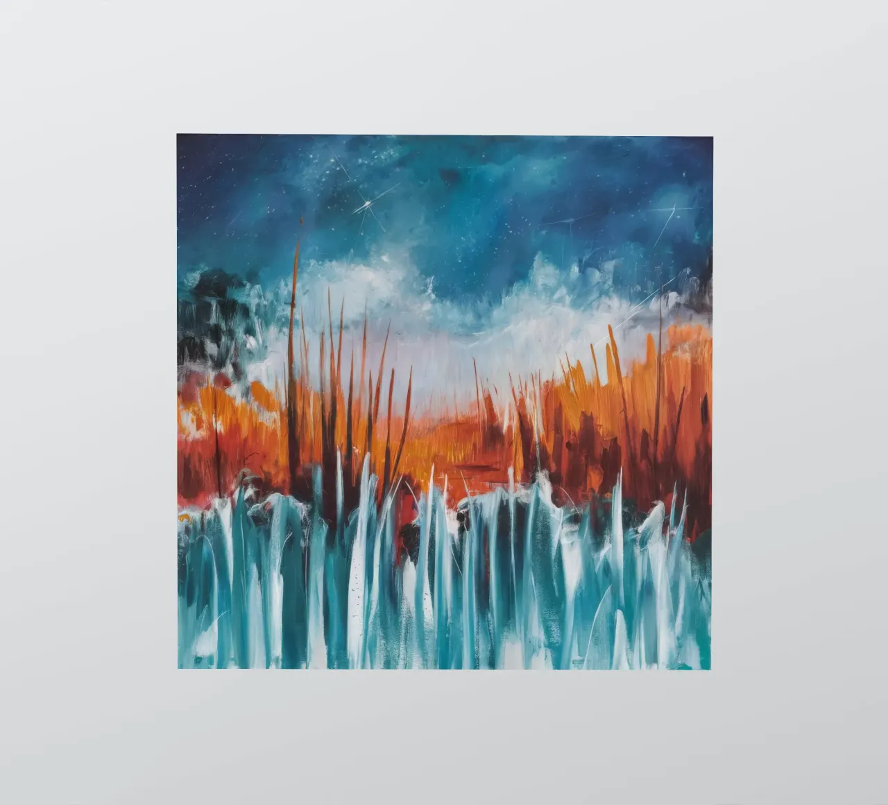 Cosmic Marshfire Pulse sticker by Solestice Strokes