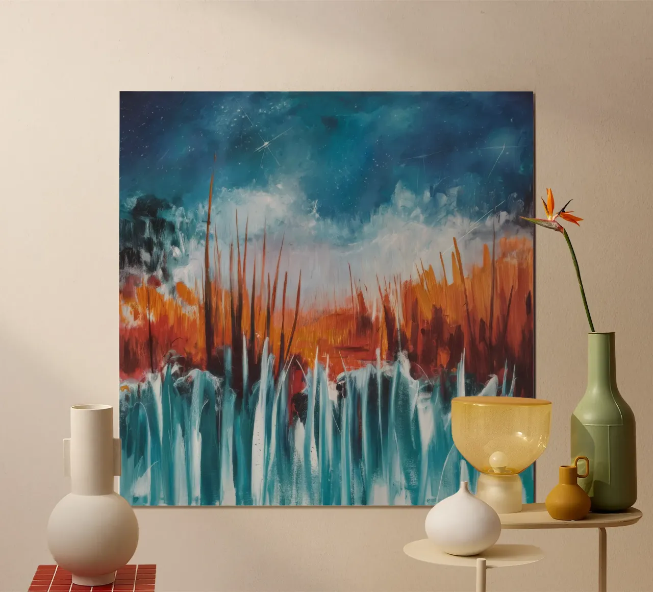 Impulso cosmico di Marshfire poster da Solestice Strokes