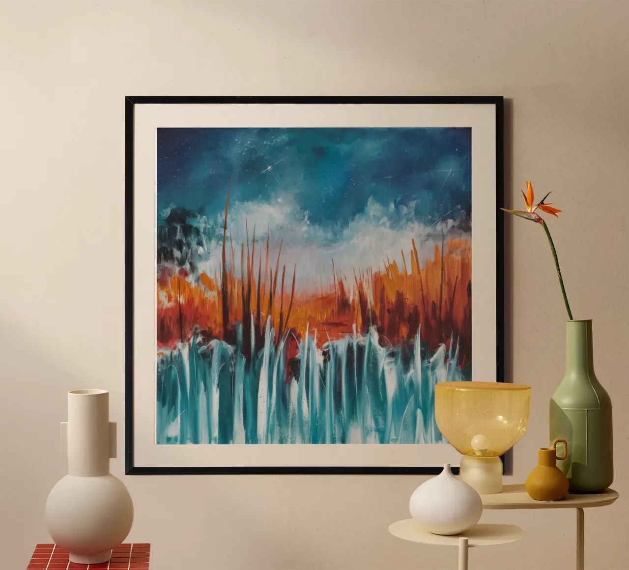 Impulso cosmico di Marshfire poster da Solestice Strokes