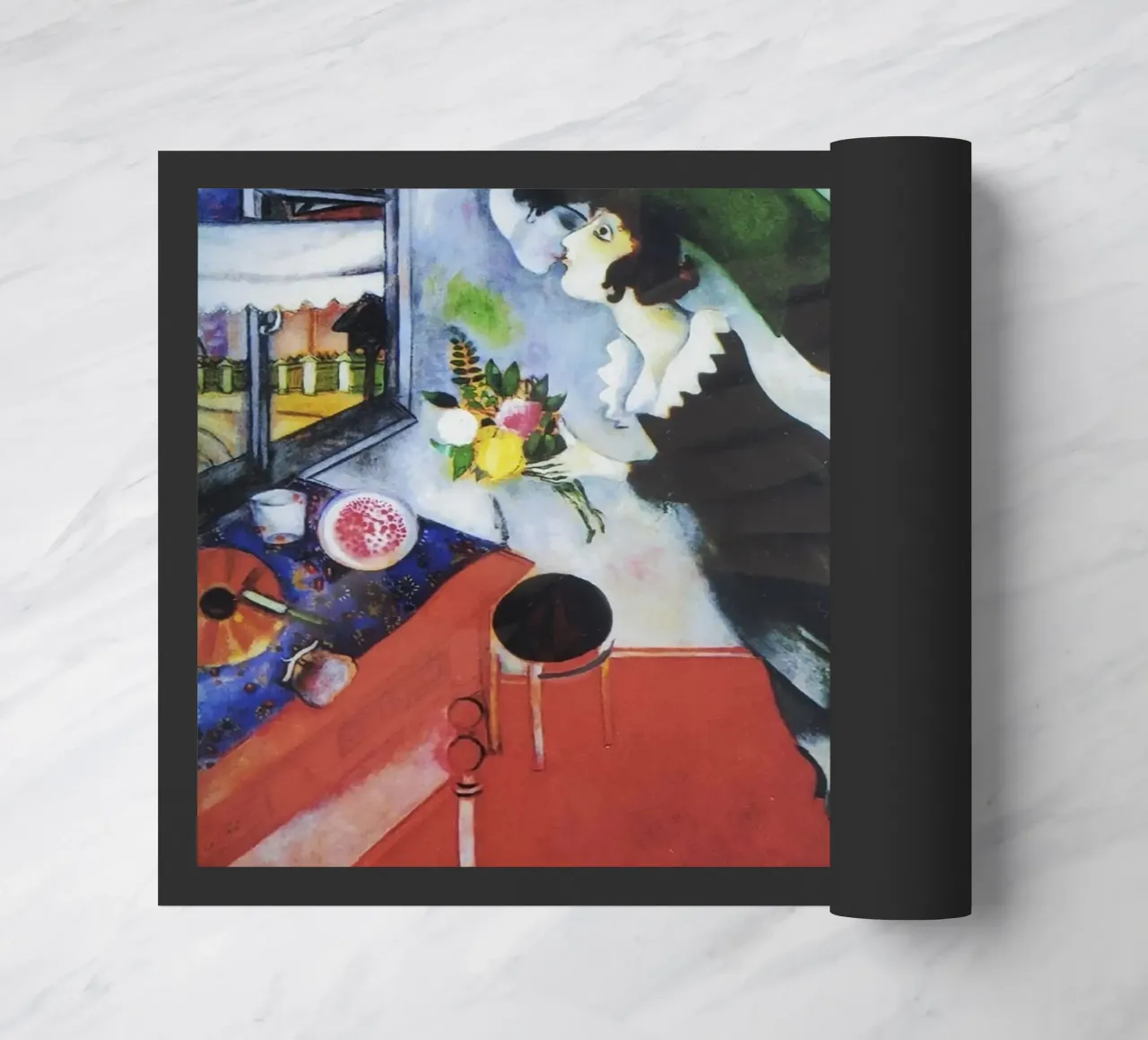 Marc Chagall Il compleanno zerbino da Kunze Gallery