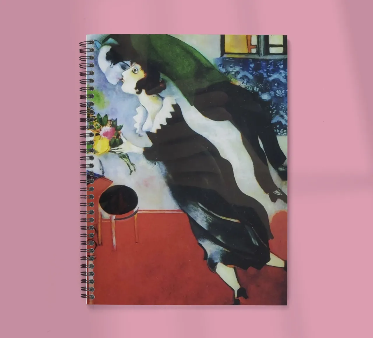 Marc Chagall The Birthday spiral notebook by Kunze Gallery