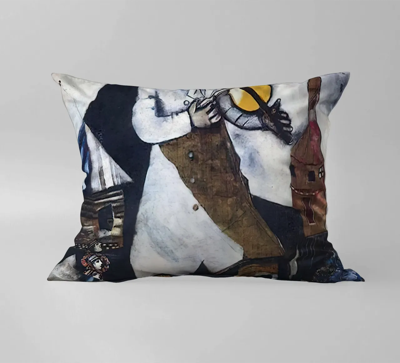 Marc Chagall The Fiddler decorative cushion by Kunze Gallery