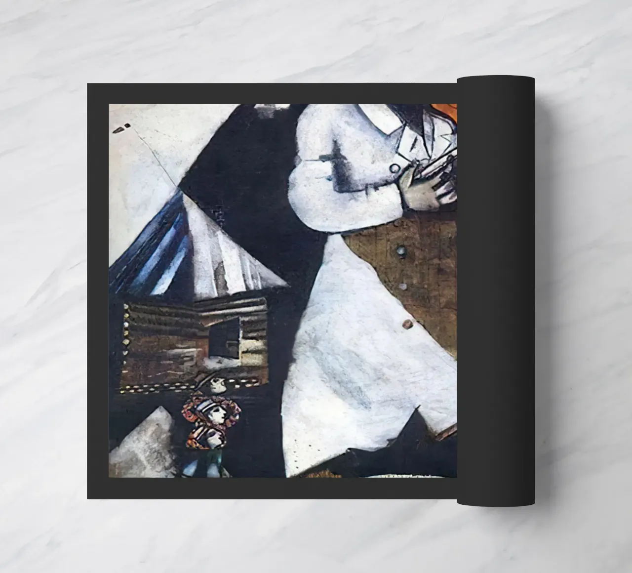 Marc Chagall Il violinista zerbino da Kunze Gallery