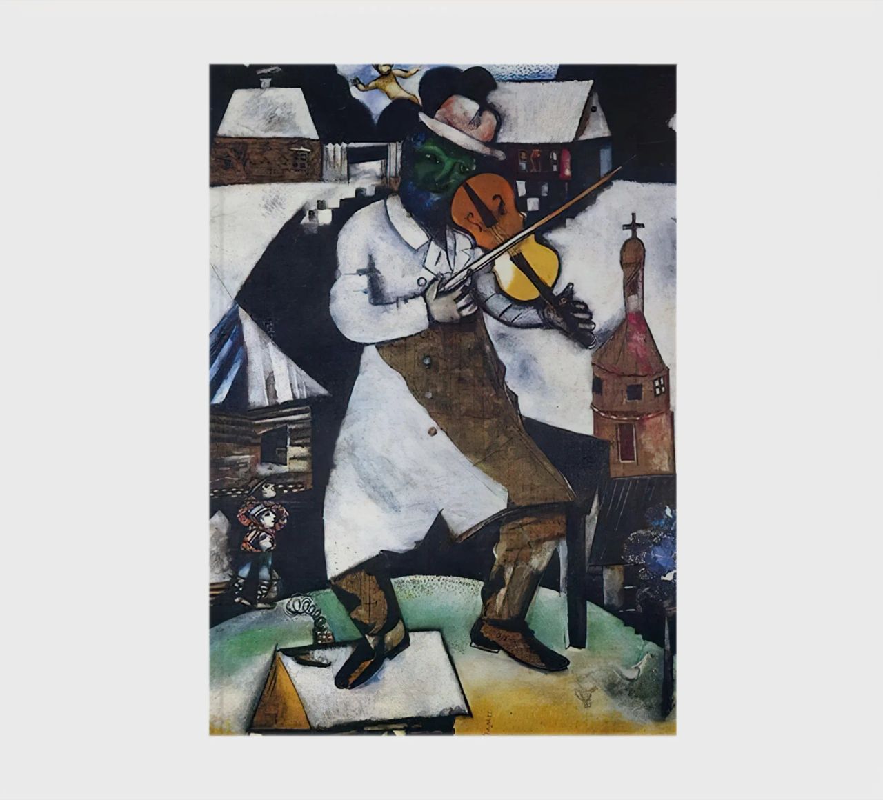Marc Chagall The Fiddler notebook by Kunze Gallery
