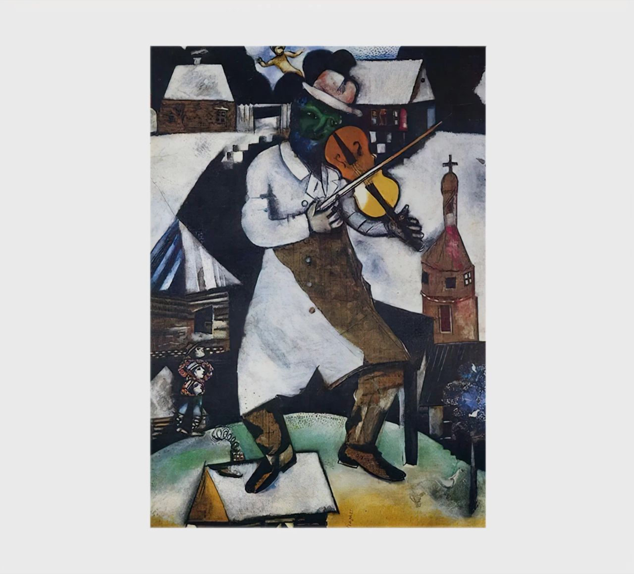 Marc Chagall The Fiddler notebook by Kunze Gallery