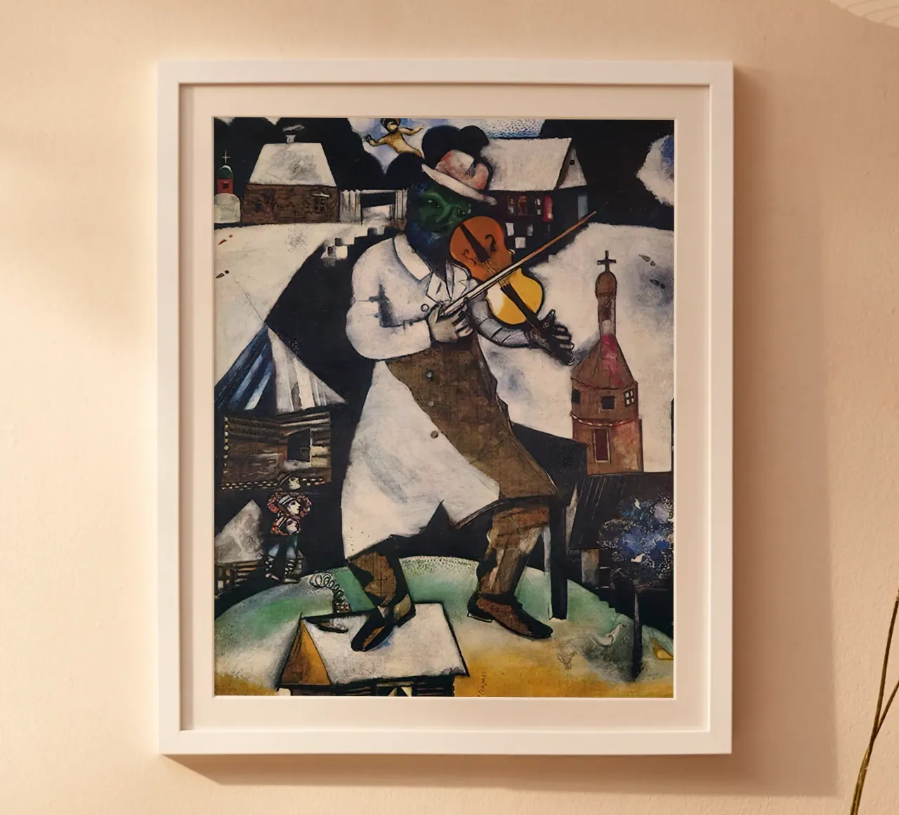 Marc Chagall The Fiddler hahnemühle by Kunze Gallery