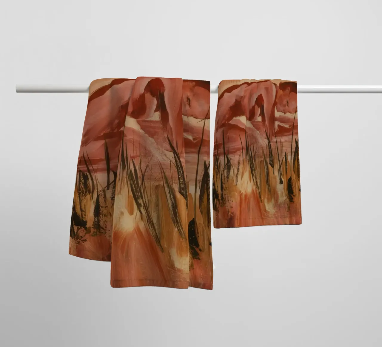 Piangere ancora in terra asciugamano da bagno da Solestice Strokes