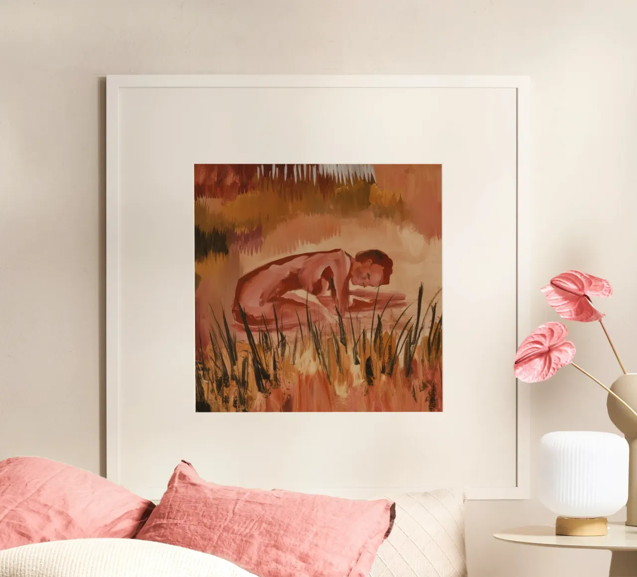 Piangere ancora in terra poster da Solestice Strokes