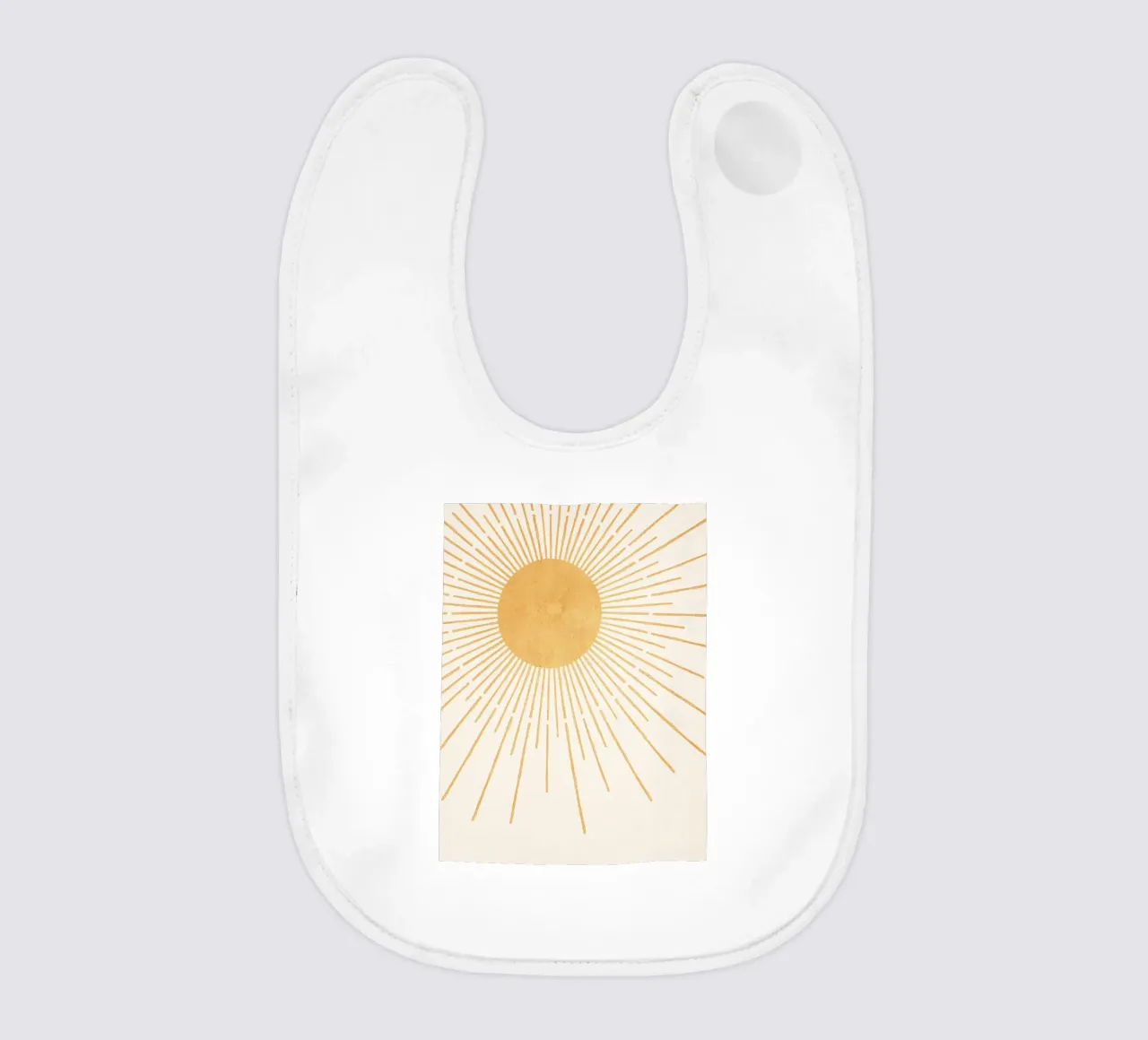 Boho Yellow Sun no. 8 bavaglino da apoloprints