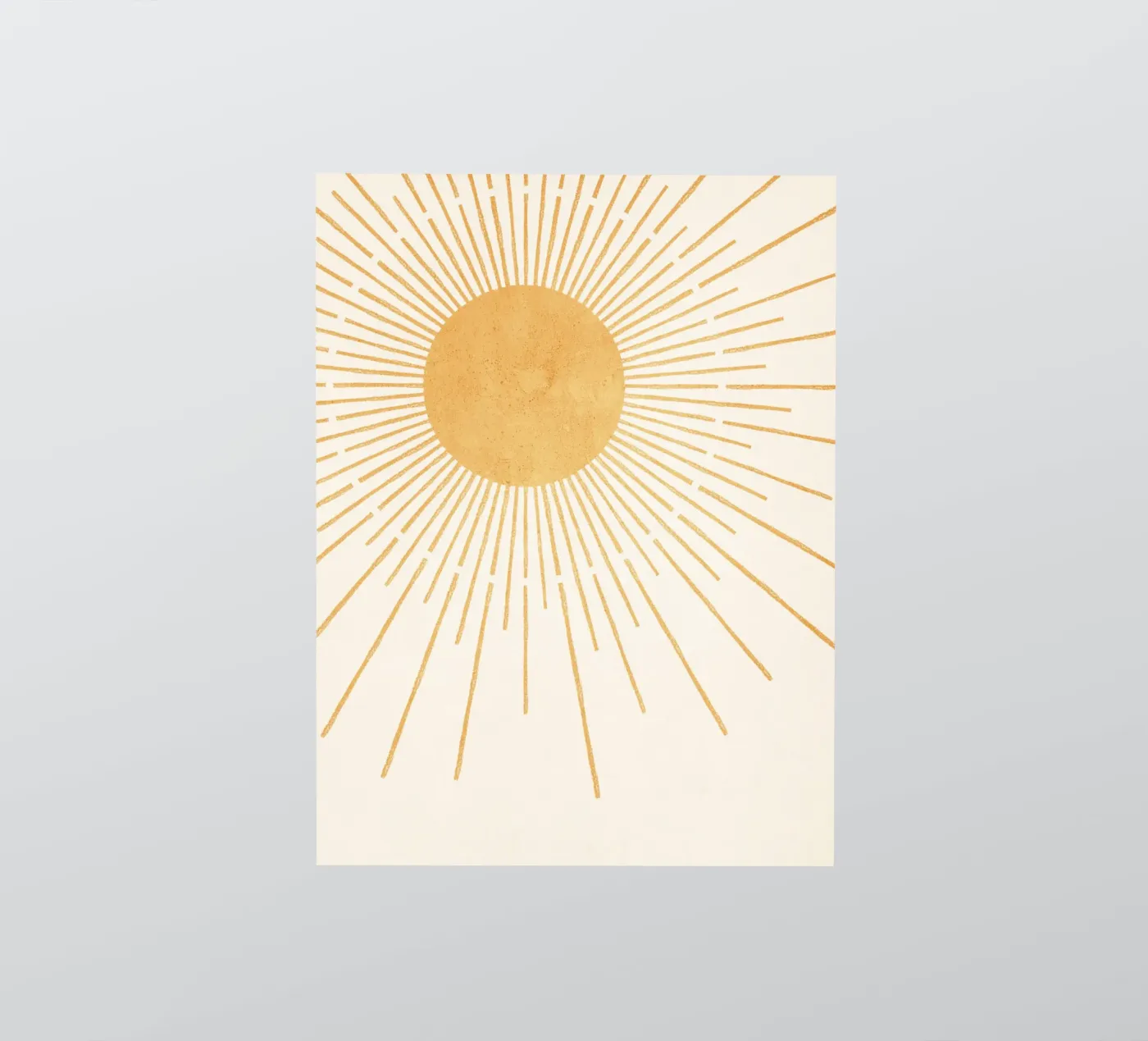 Boho Yellow Sun no. 8 adesivo da Apolo Prints