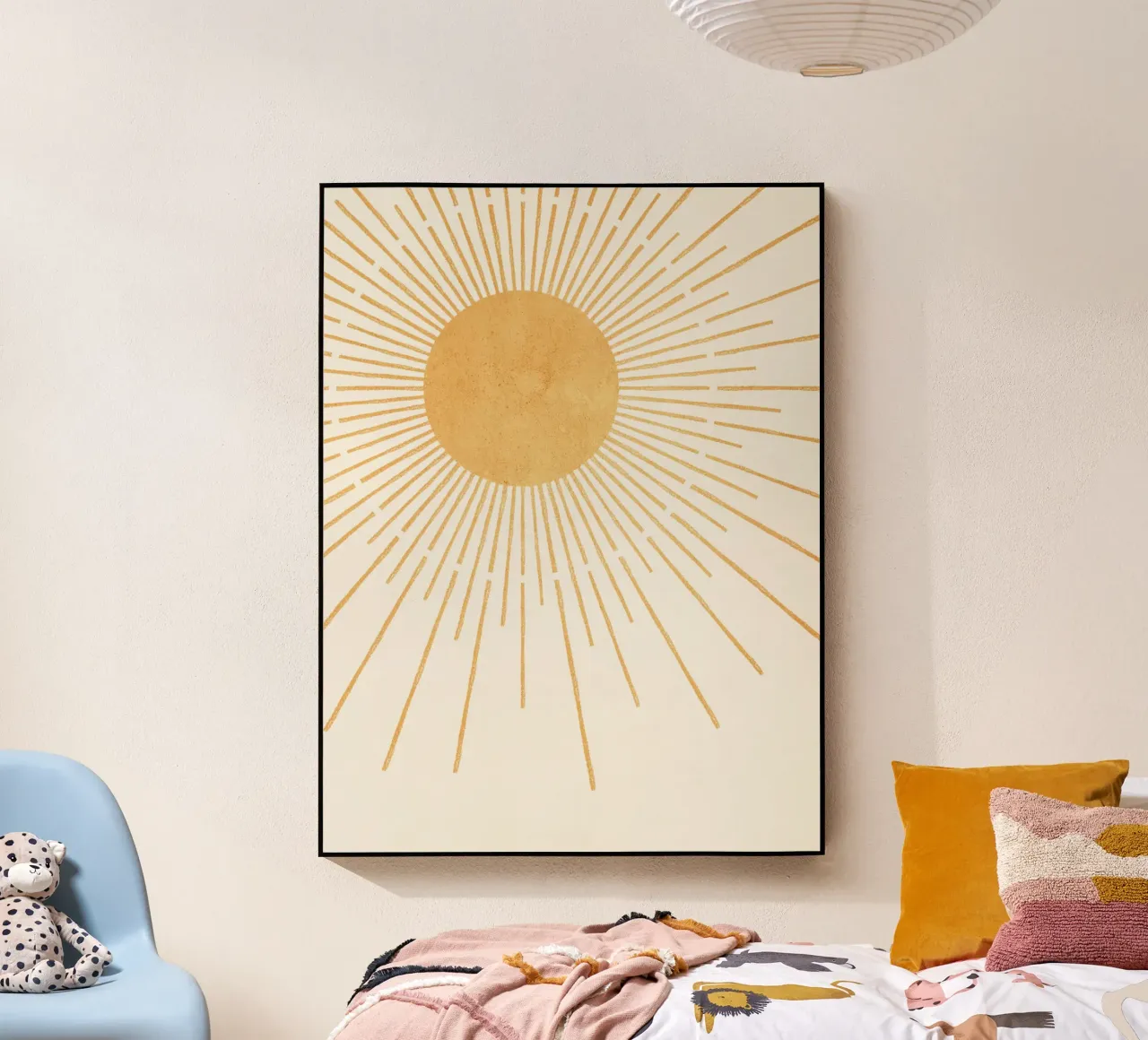 Boho Yellow Sun no. 8 plexiglass da apoloprints