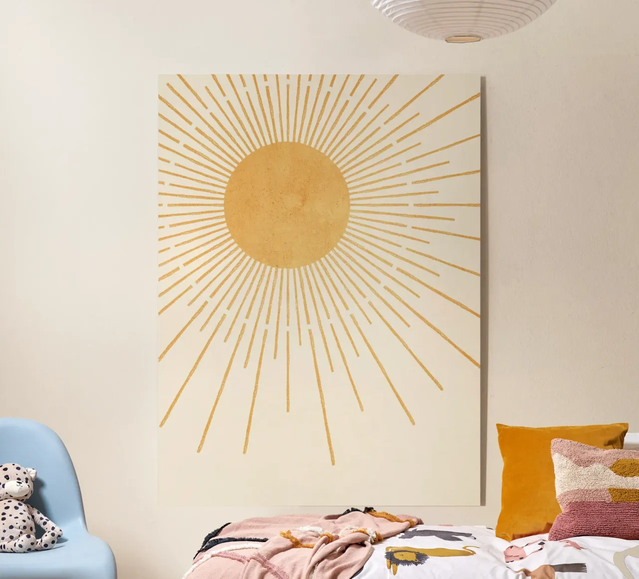 Boho Yellow Sun no. 8 plexiglass da apoloprints