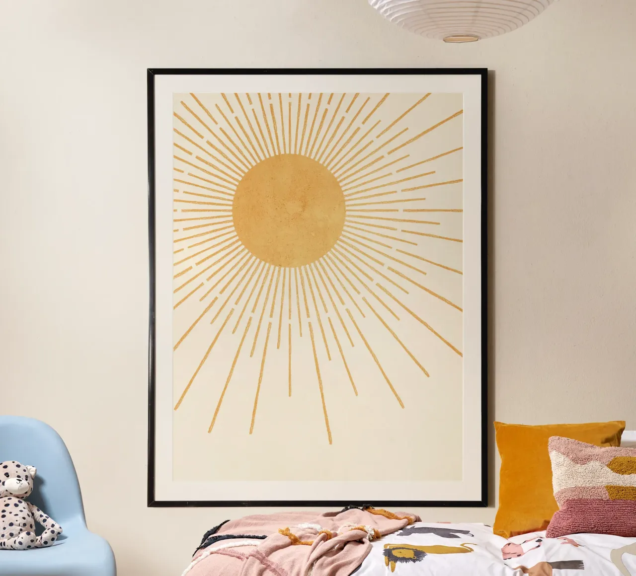 Boho Yellow Sun no. 8 carta hahnemühle da apoloprints