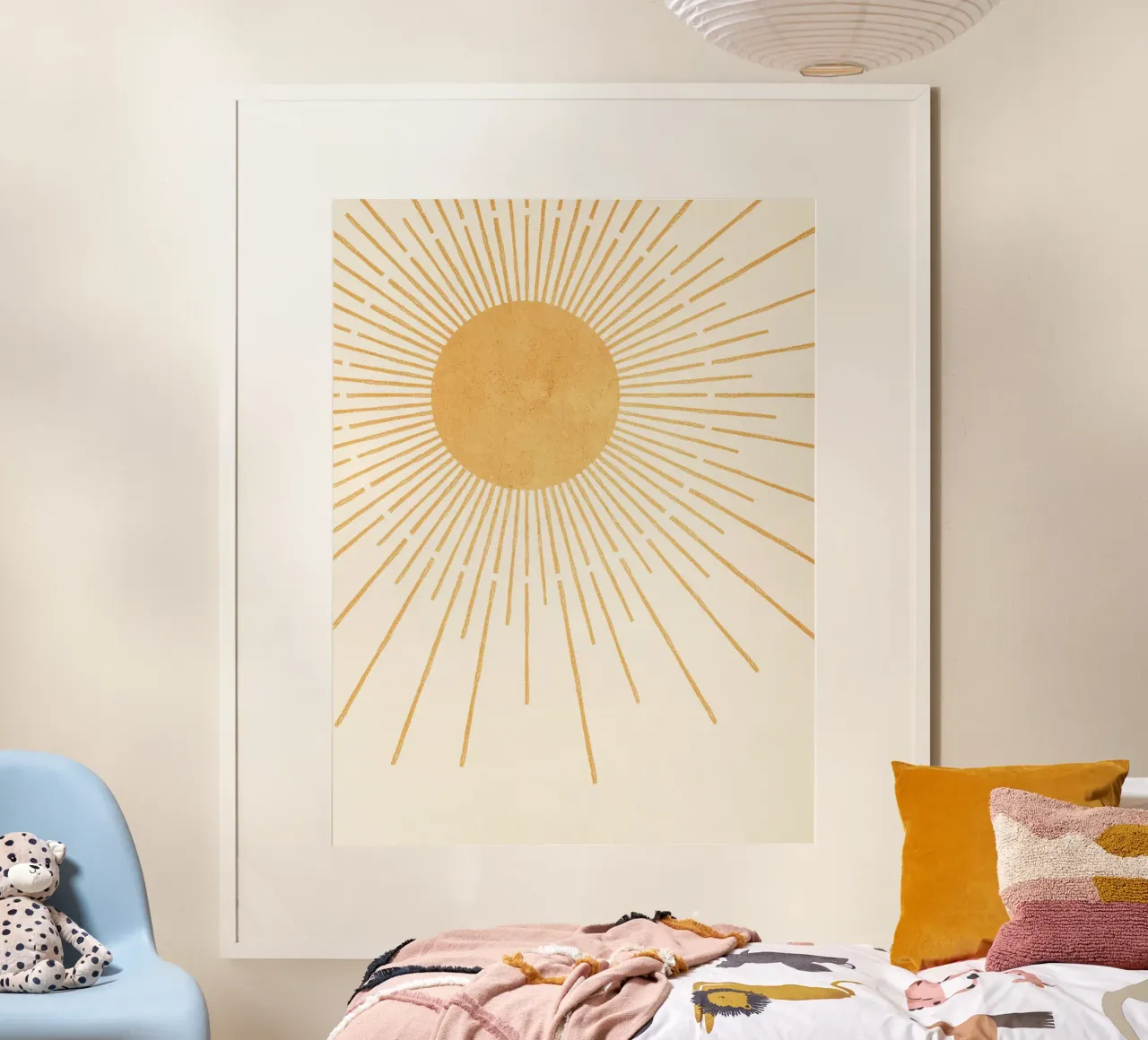 Boho Yellow Sun no. 8 carta hahnemühle da apoloprints