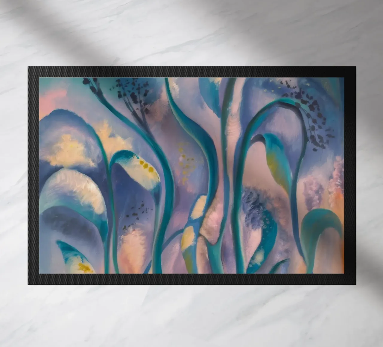Swaying Celestial Garden doormat by Solestice Strokes