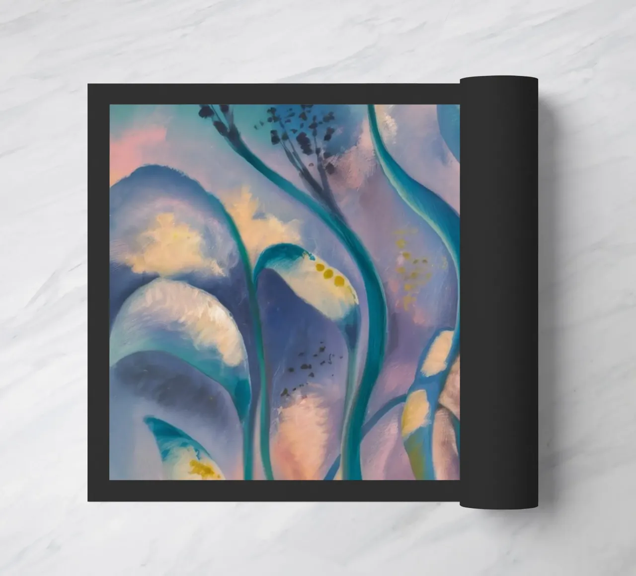 Swaying Celestial Garden doormat by Solestice Strokes