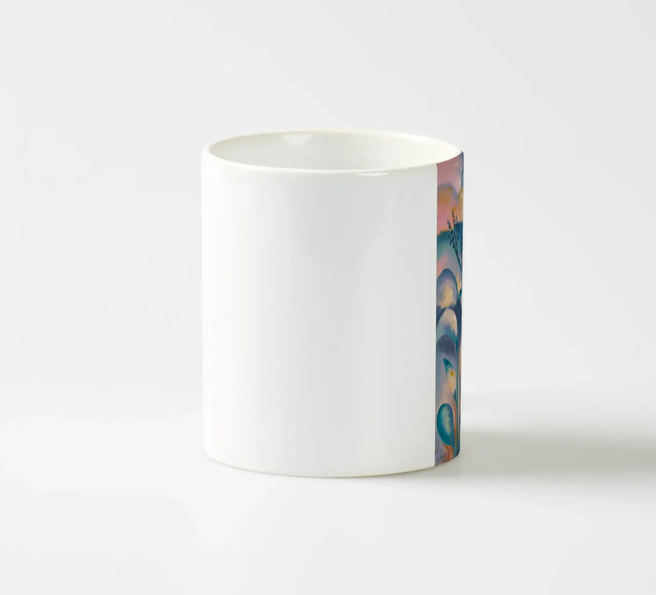 Giardino Celeste Ondeggiante tazza in ceramica da Solestice Strokes