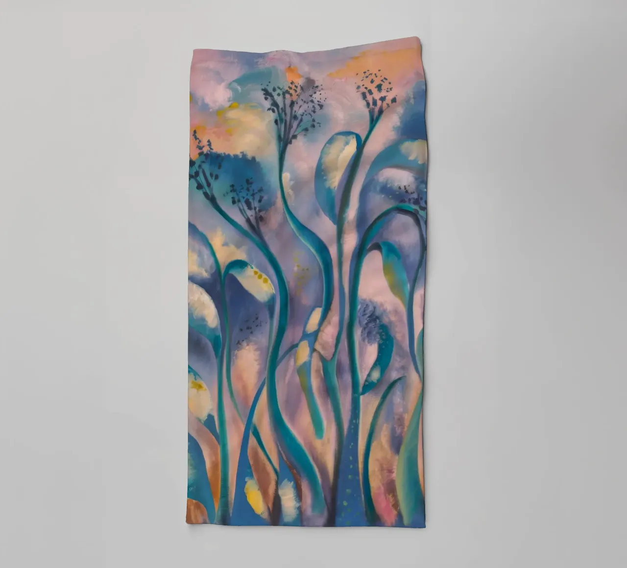 Swaying Celestial Garden towel by Solestice Strokes