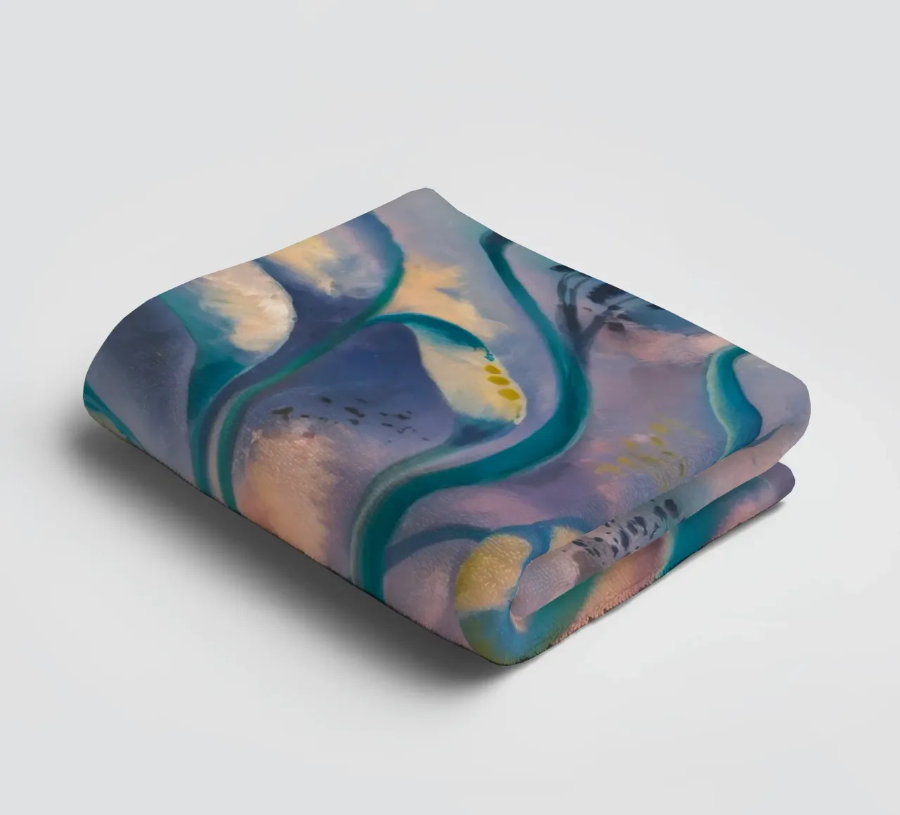 Swaying Celestial Garden towel by Solestice Strokes