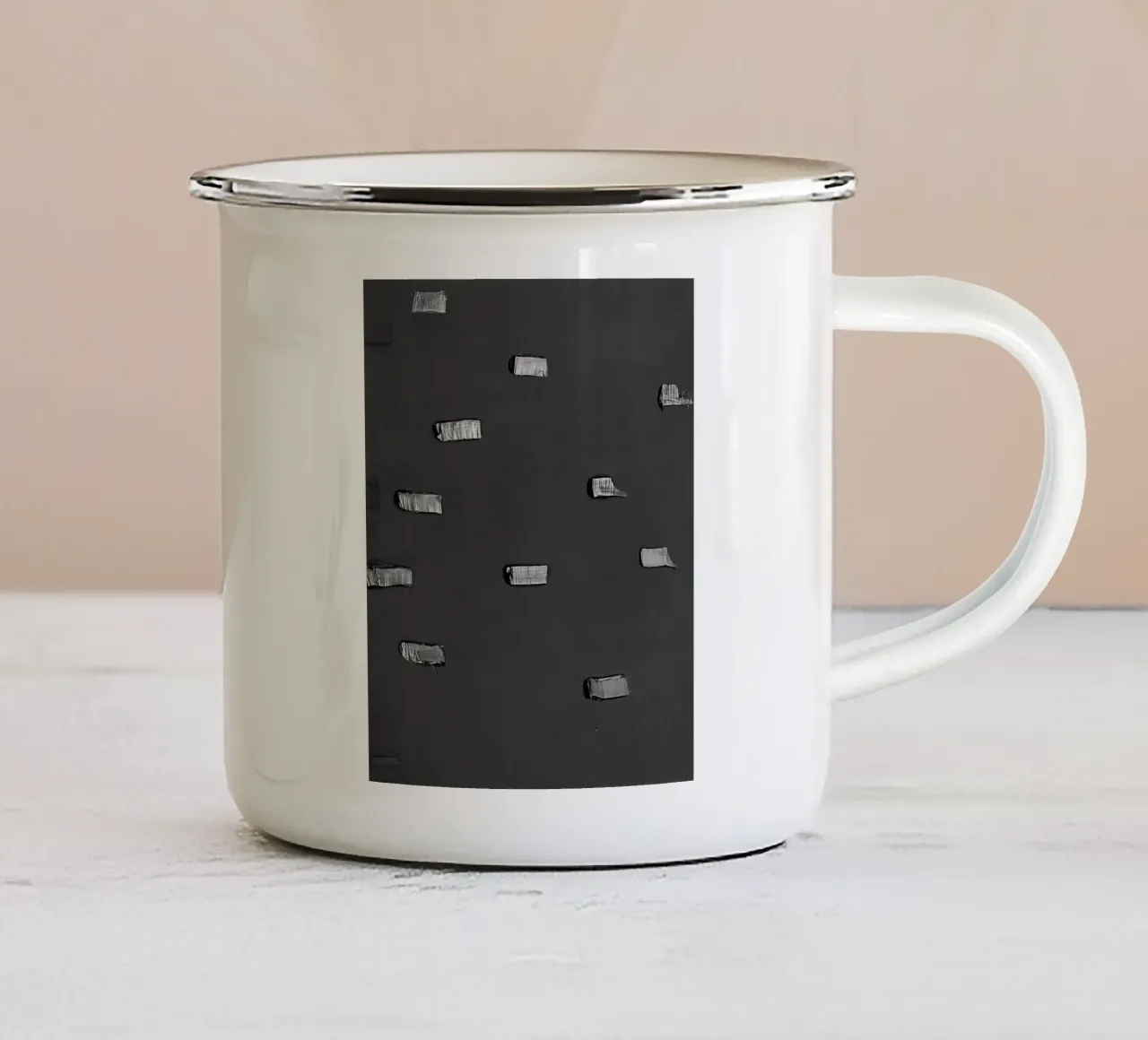 Pierre Soulages Pittura n. 1 tazza in smalto da Spencershop