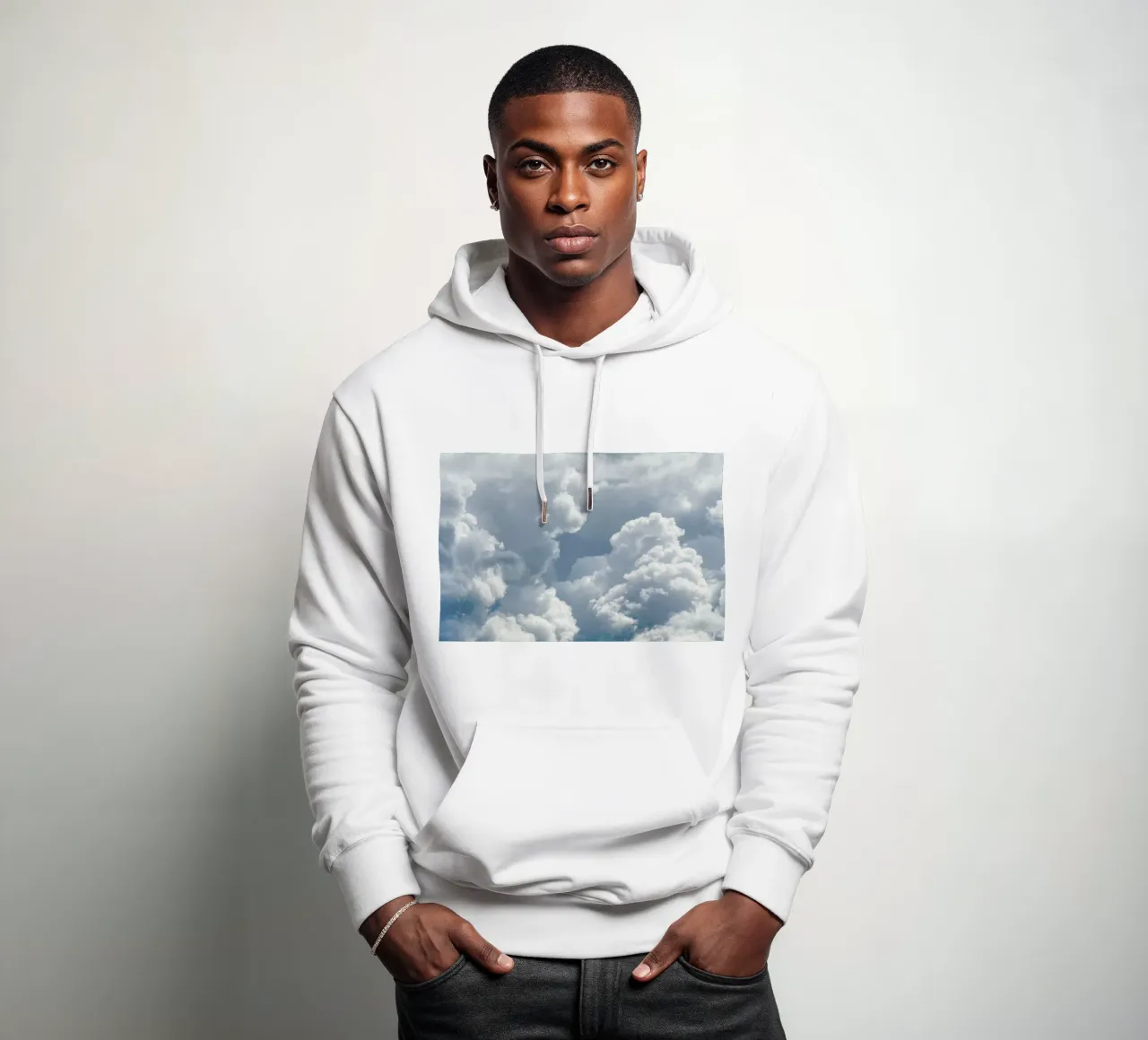 Cloudscape 2 felpa con cappuccio da Nur Mut