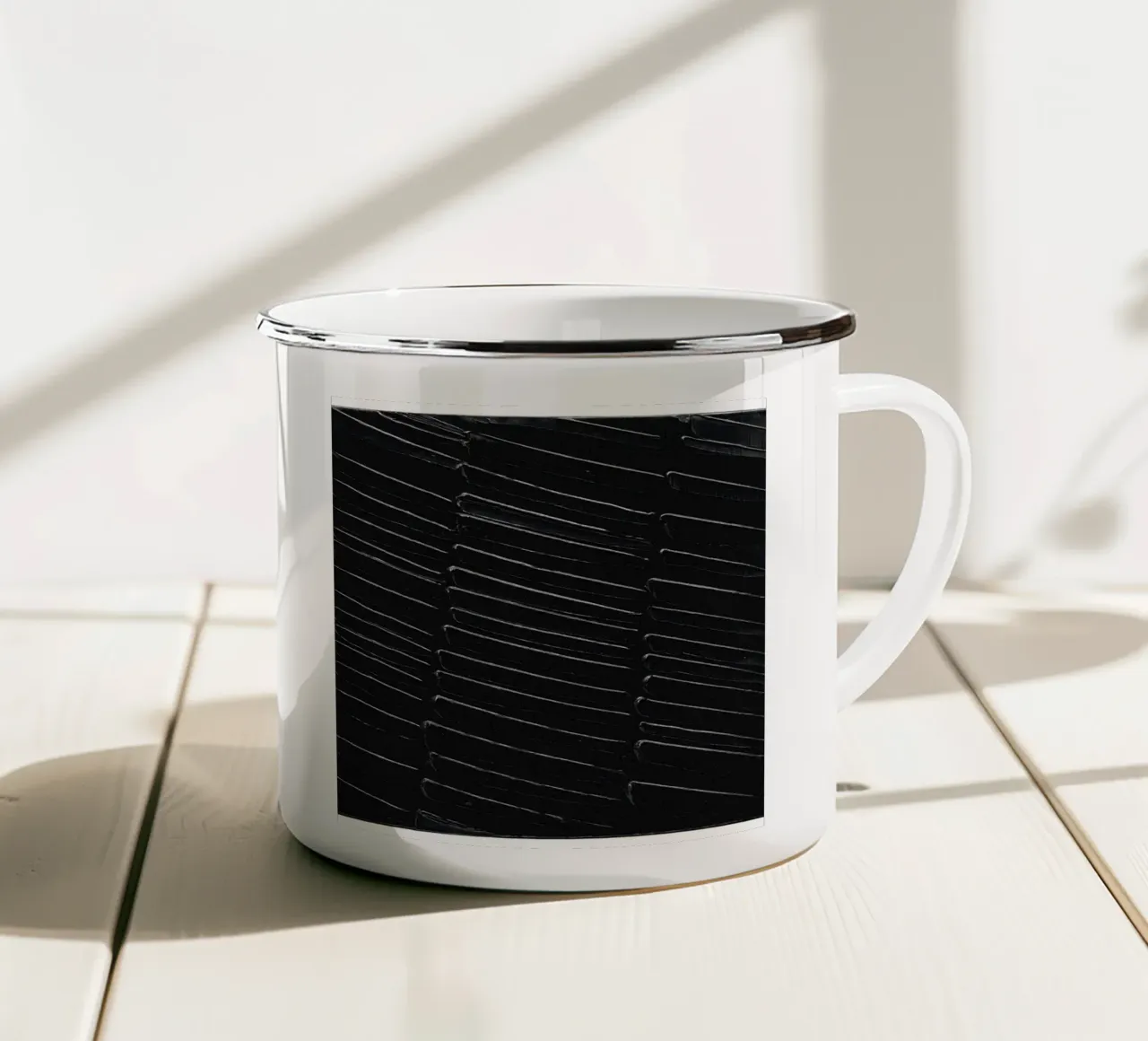 Pierre Soulages Pittura n. 2 tazza in smalto da Spencershop