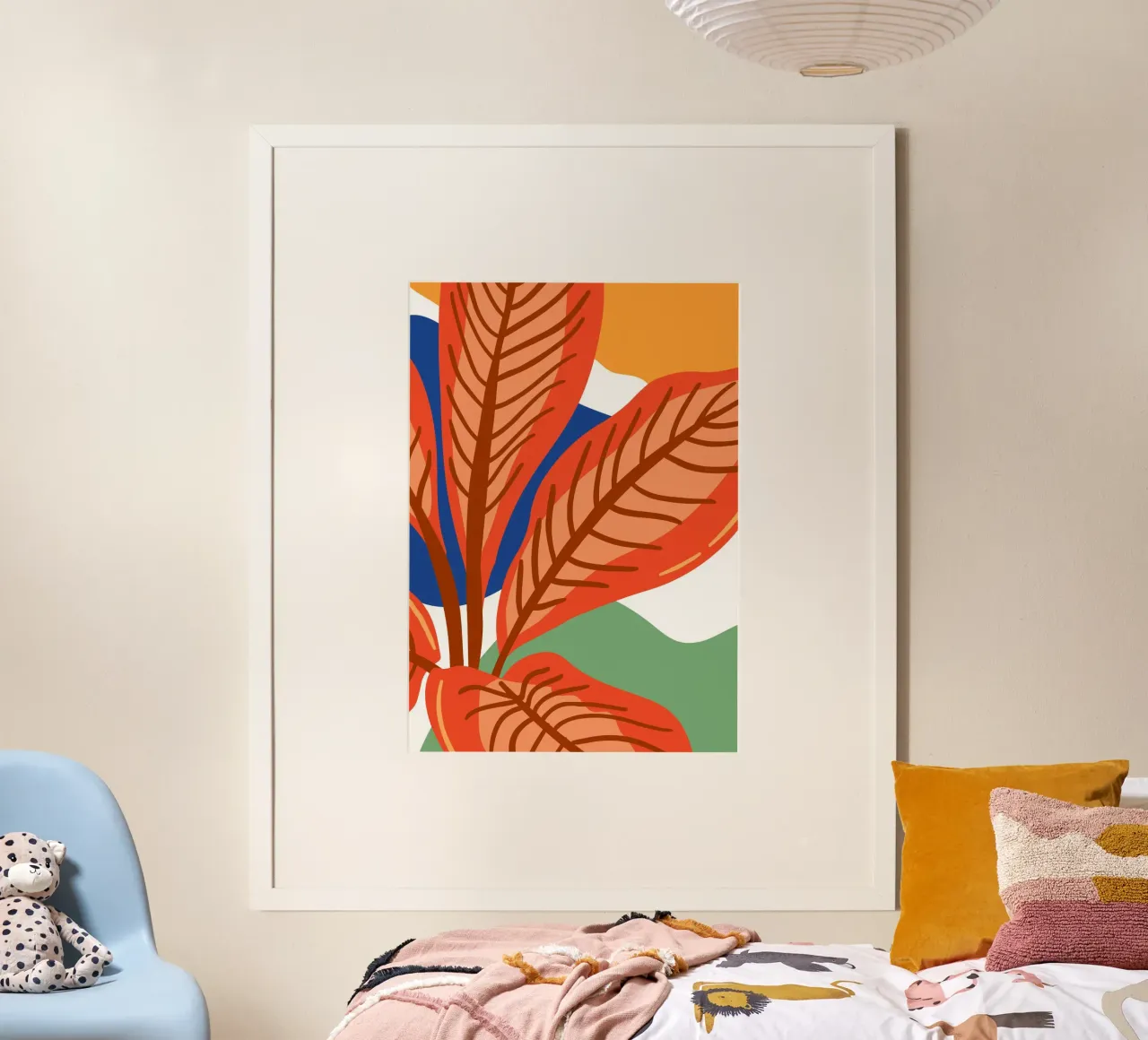 Abstract leaves poster da LisaArtes