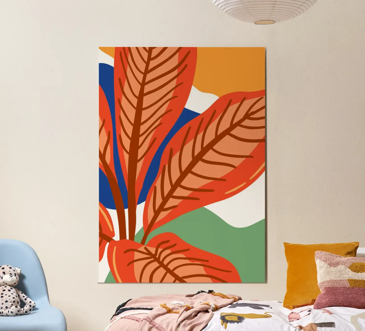 Abstract leaves poster da LisaArtes