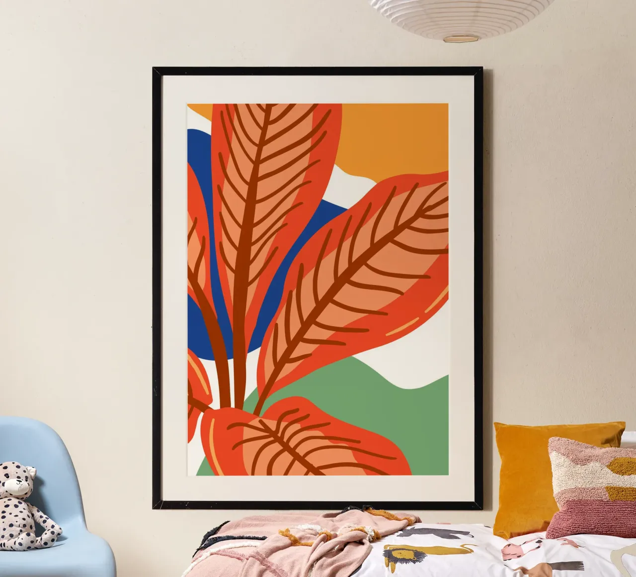 Abstract leaves poster da LisaArtes
