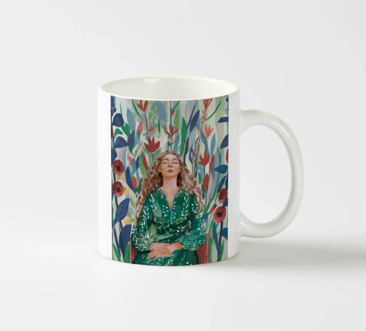 Sogno floreale ancora tazza in ceramica da Solestice Strokes