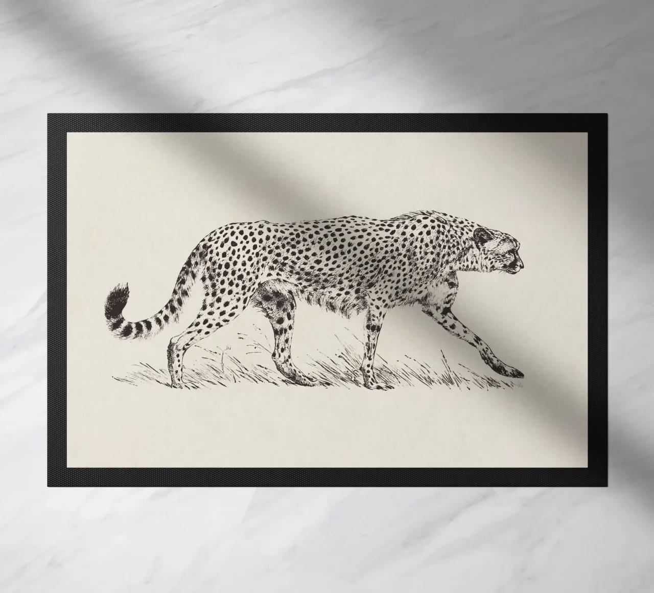 Cheetah Leopard Sketch zerbino da apoloprints