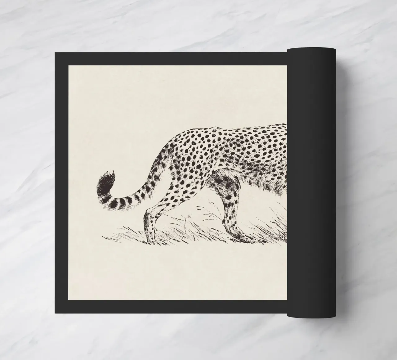 Cheetah Leopard Sketch zerbino da apoloprints