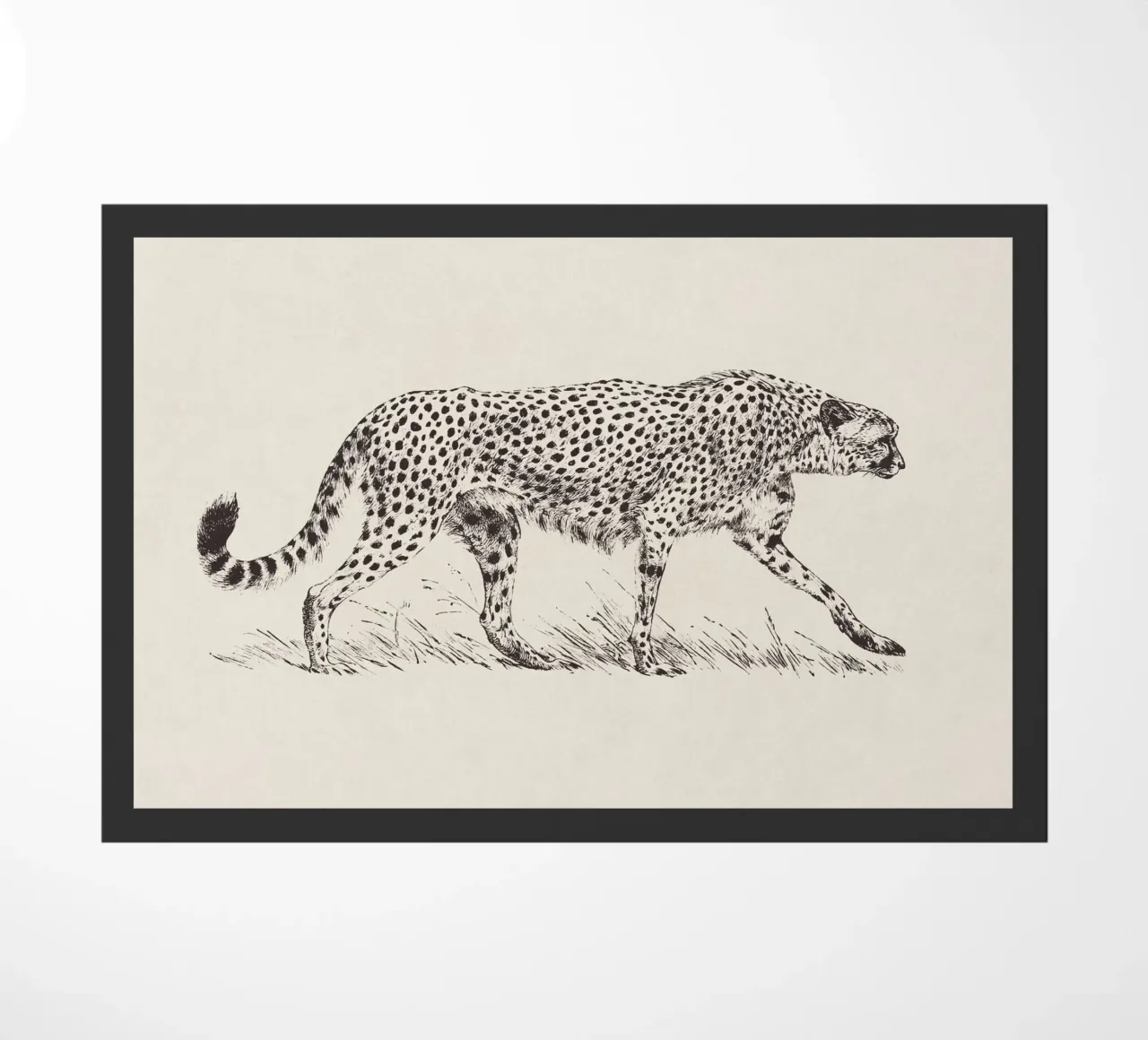 Cheetah Leopard Sketch zerbino da apoloprints