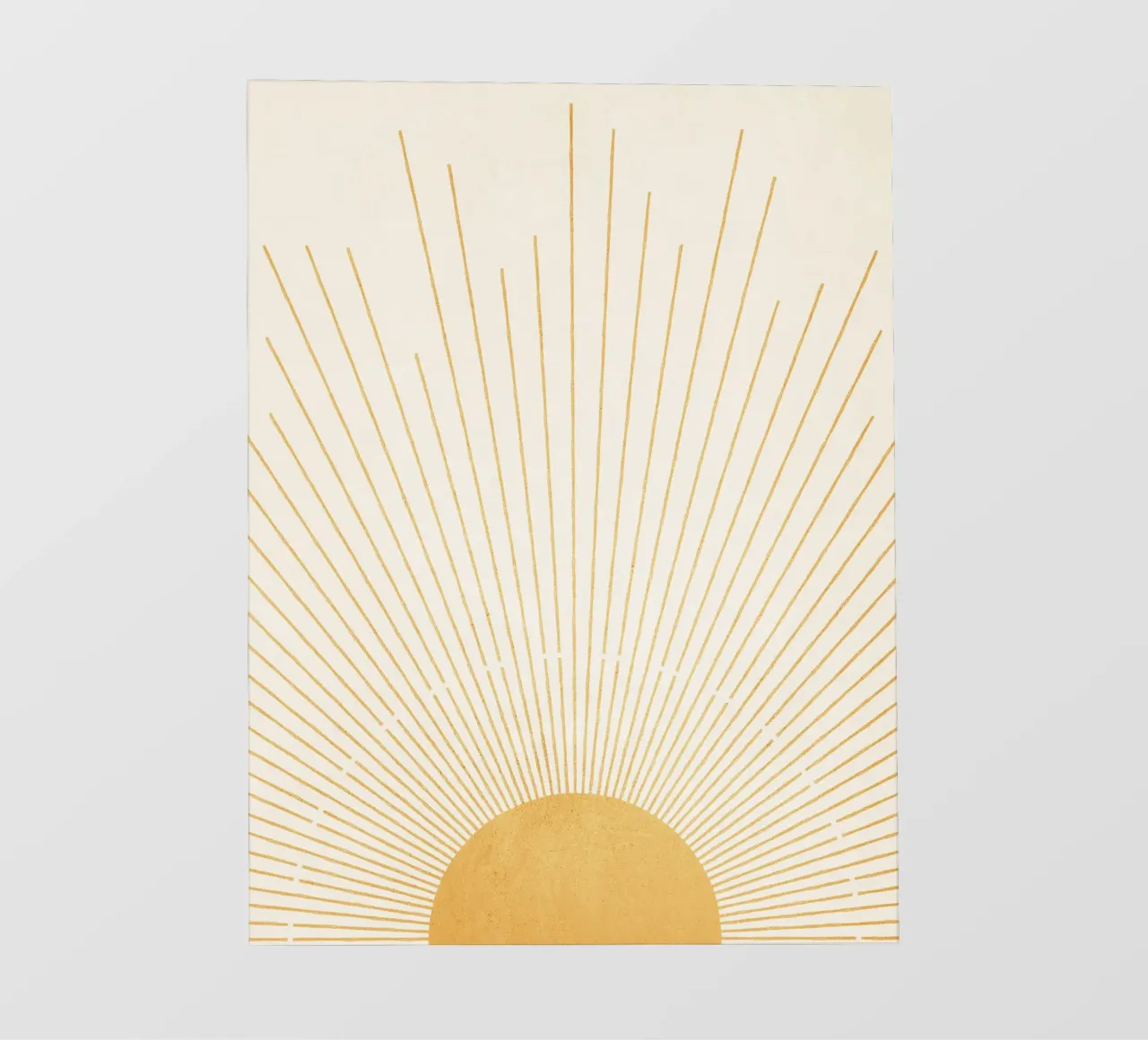 Boho Yellow Sun no. 9 telo in pvc da apoloprints