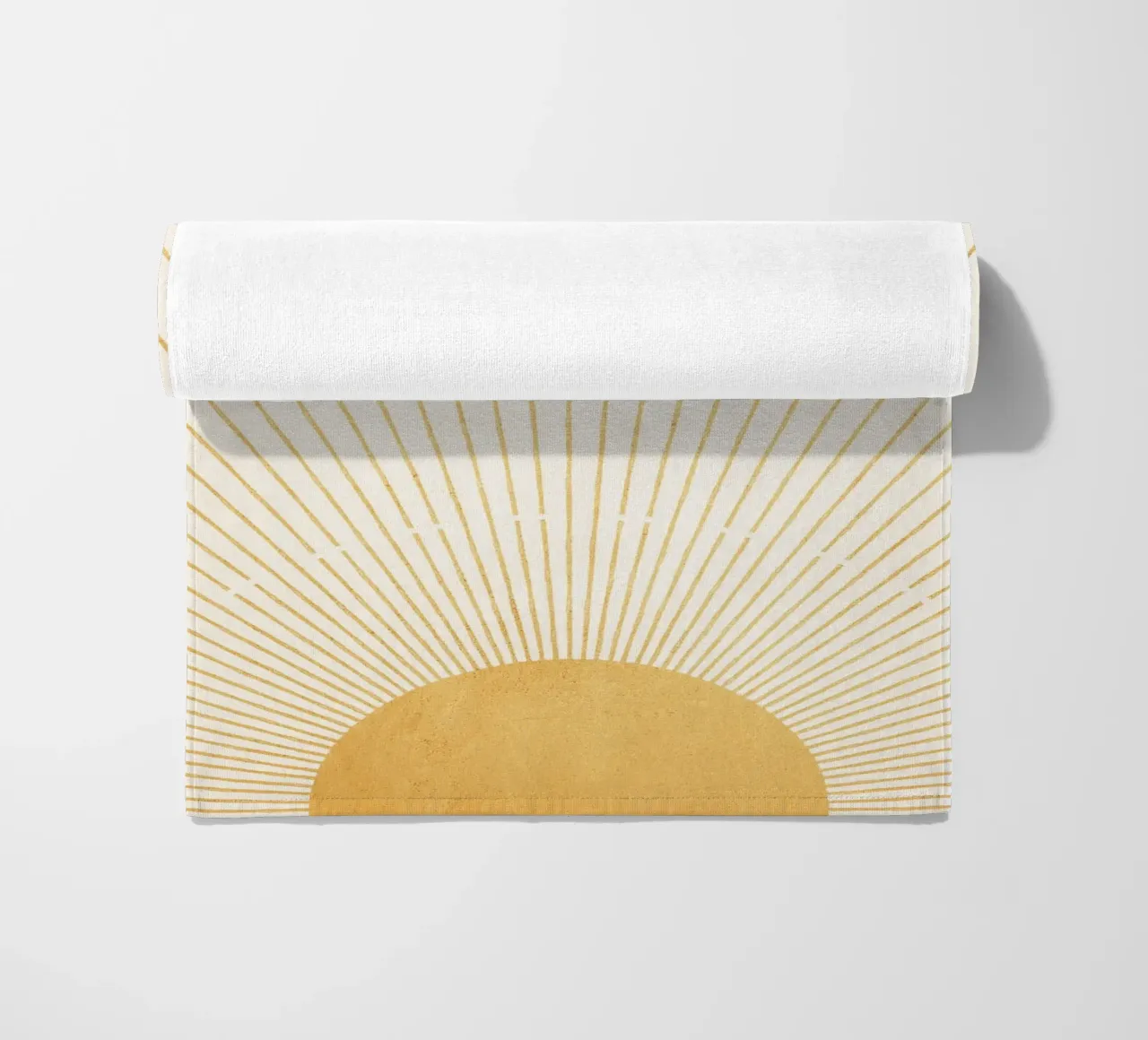 Boho Yellow Sun no. 9 telo mare da apoloprints