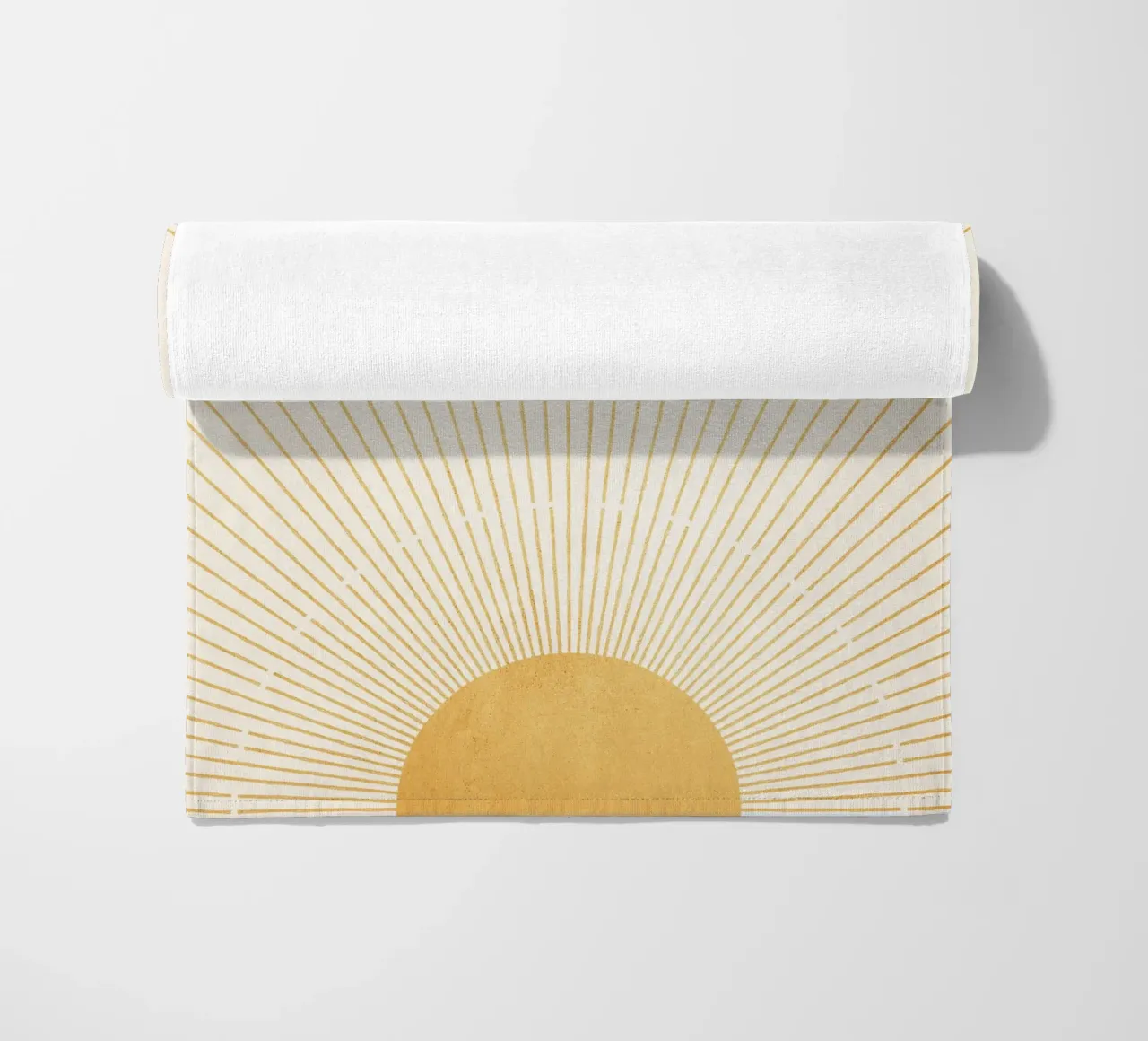 Boho Yellow Sun no. 9 telo mare da apoloprints