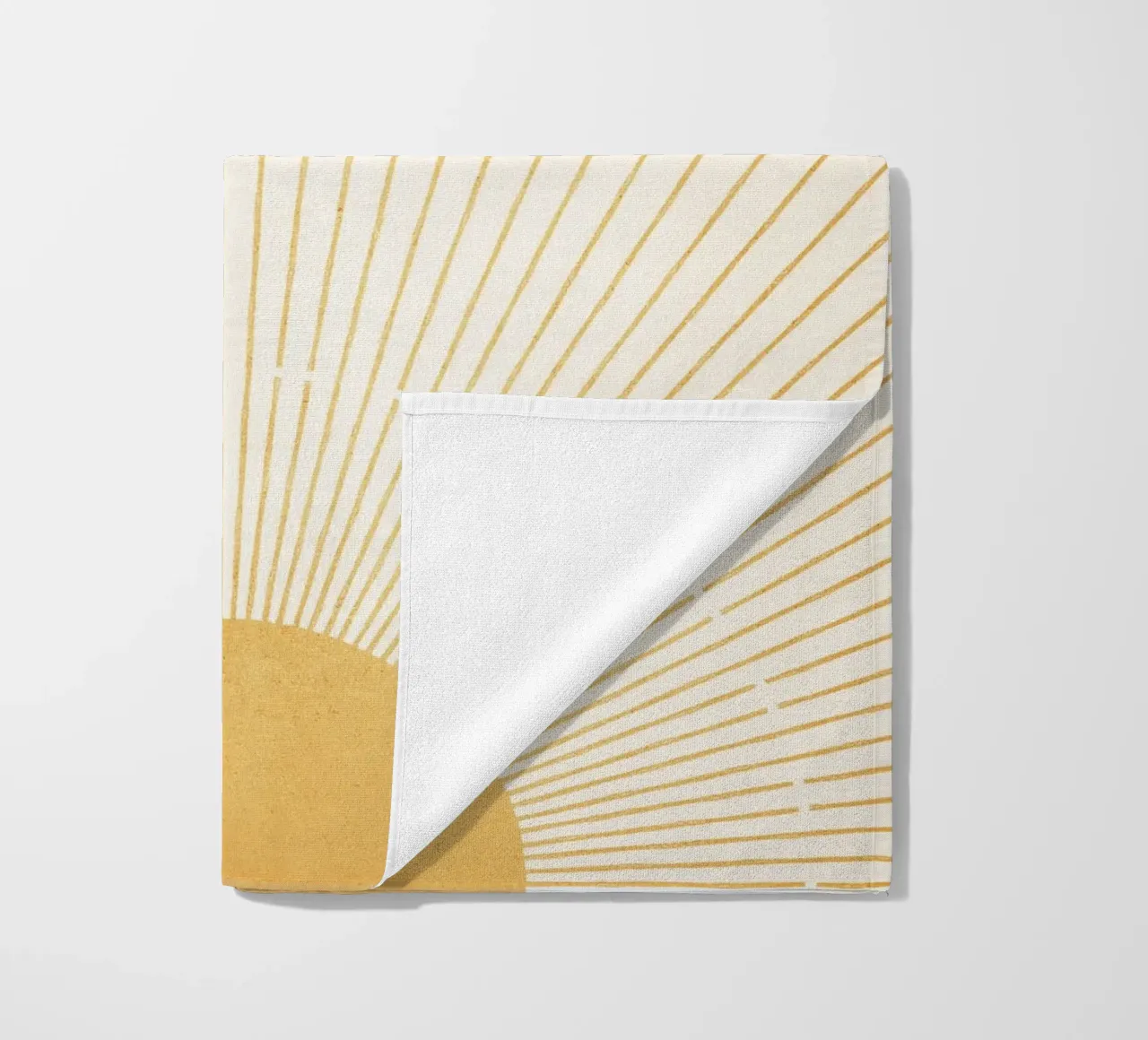 Boho Yellow Sun no. 9 telo mare da apoloprints