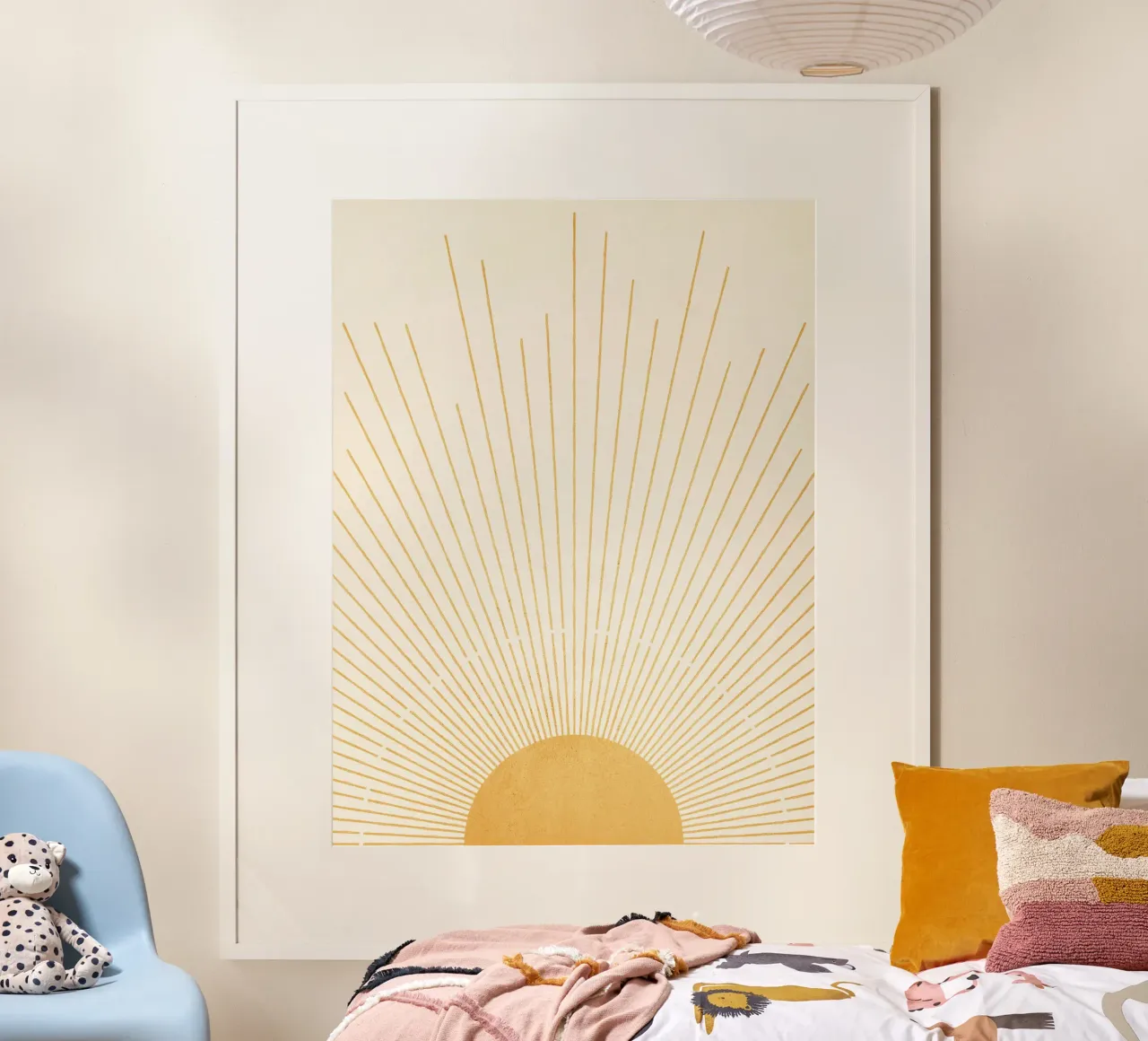 Boho Yellow Sun no. 9 carta hahnemühle da apoloprints