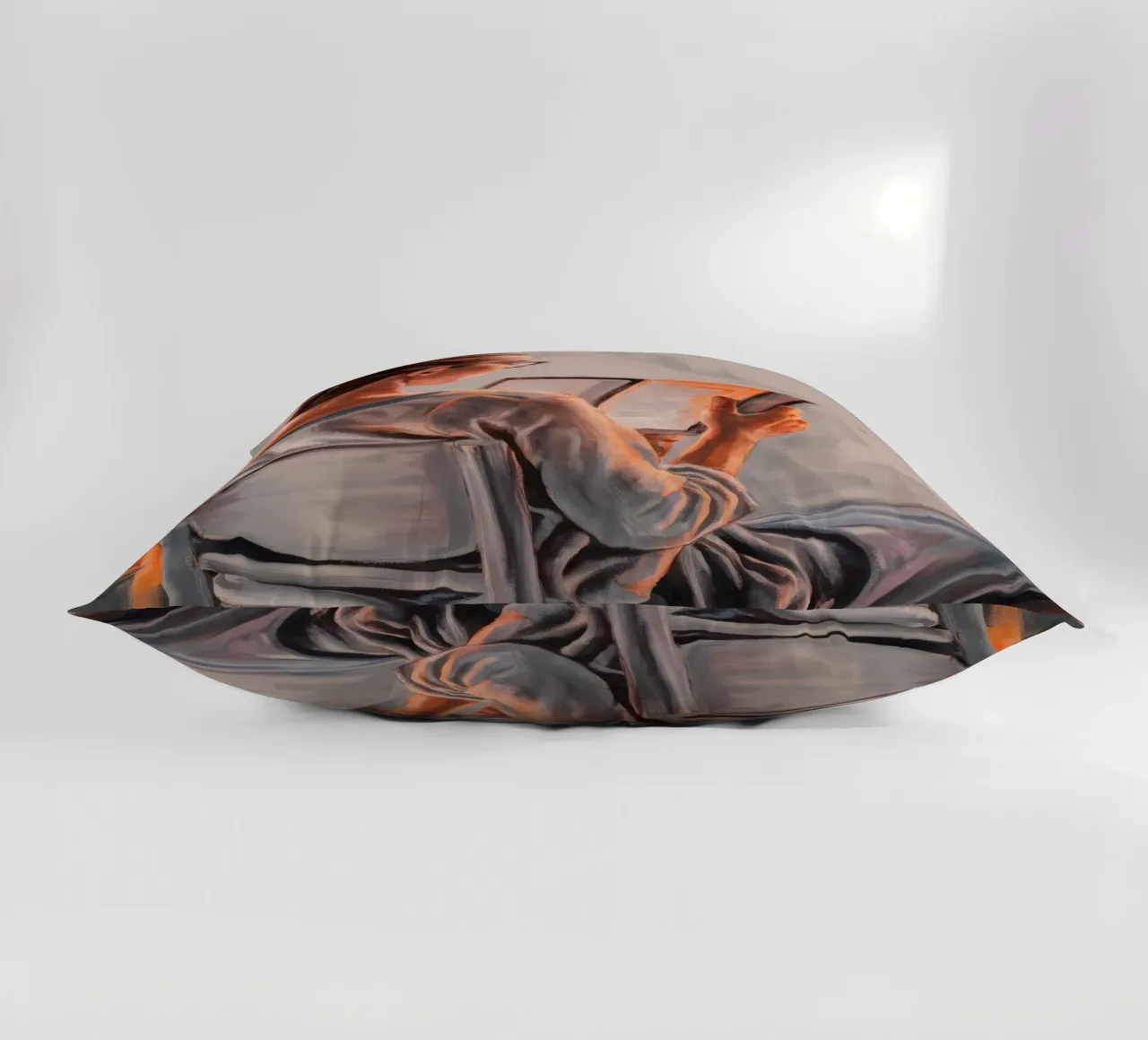 Sunlit Quiet Read decorative cushion by Solestice Strokes